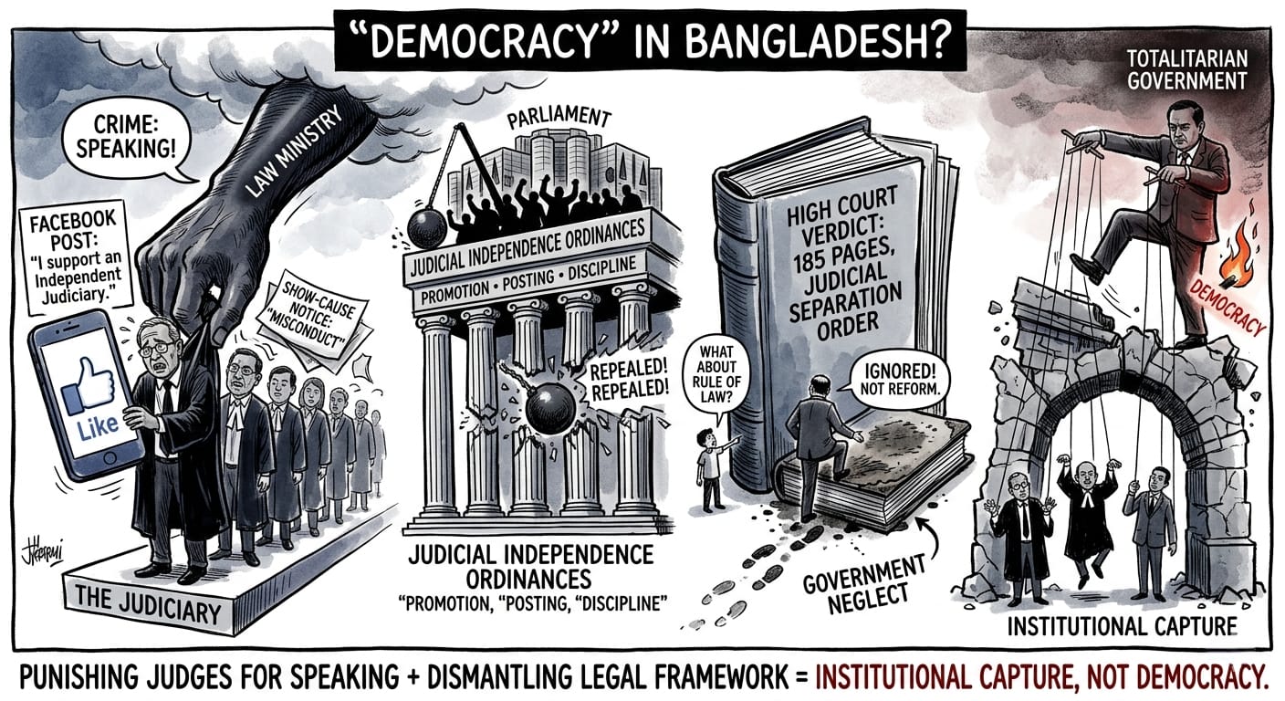 28 Judges Punished for Speaking Up — While Parliament Dismantles Judicial Independence