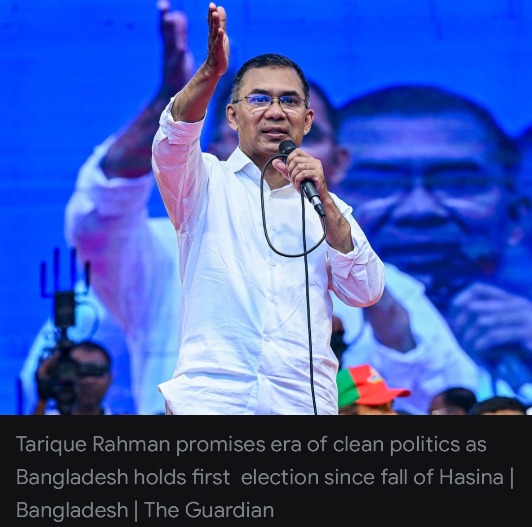 Tarique Rahman promises clean politics Guardian